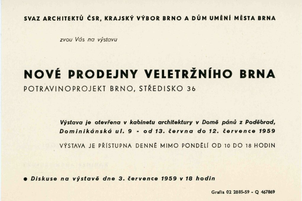 Nové prodejny veletržního Brna